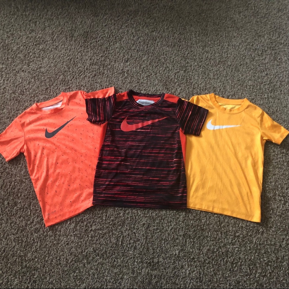 Nike Boy shirts ..Dri  fit  ..size 6